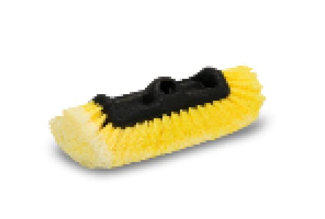 PLASTIC ROUND CAR WASH BRUSH x 6