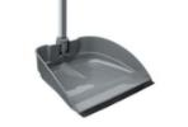 PLASTIC DUSTPAN W/HANDLE x 12