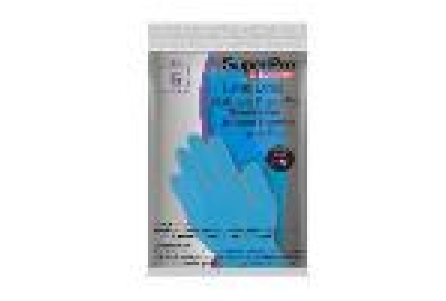SUPERPRO GLOVE LATEX MULT BLUE B x 48