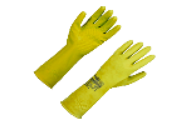 LATEX SILVER VARNISH GLOVE YE S x 48
