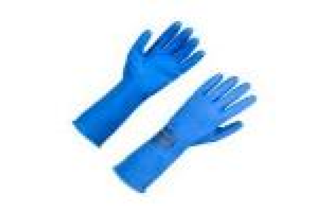 GLOVE LATEX VARNISH SILVER BLUE M x 48