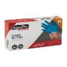DISPOSABLE BLUE VINYL GLOVE M x 10