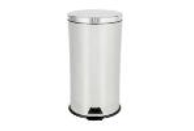 INOX WASTE CAN WITH PEDAL 30L x 2