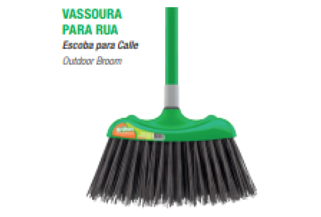 BRILHUS OUTDOOR BROOM W/HANDLE x 15