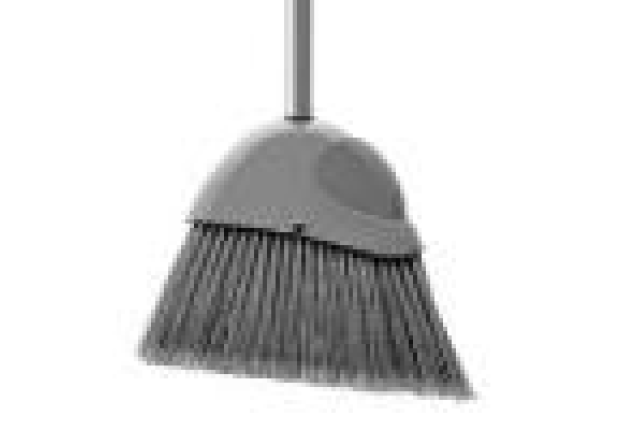 BIG ANGLE BROOM W/HANDLE x 12