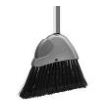 PLASTIC ANGLE BROOM W/CABLE x 12