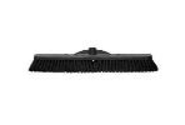 PLAST. BROOM W/ SOFT BRISTLES 60 CM x 12