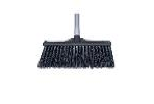 SCRUBBING BROOM 40CM - WITH HANDLE x 12