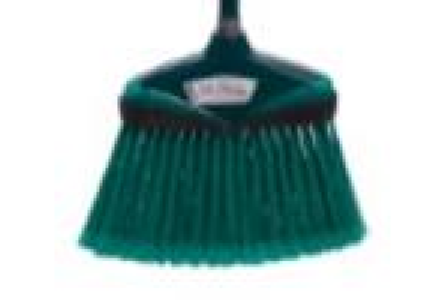 PLAST MULTIPURP BROOM W/HANDLE VD x 14