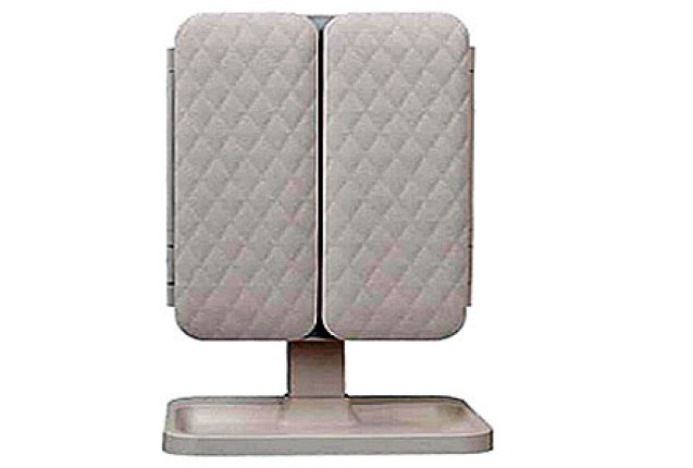 Round Corner Small Double-Door Makeup Mirror (DC052-1)