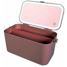 Handheld Storage Case with Light Enhancement Mirror