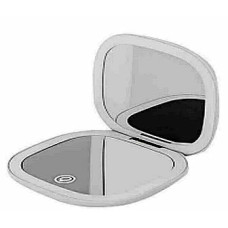 Small Square Mirror  with Dual-Sided Lig