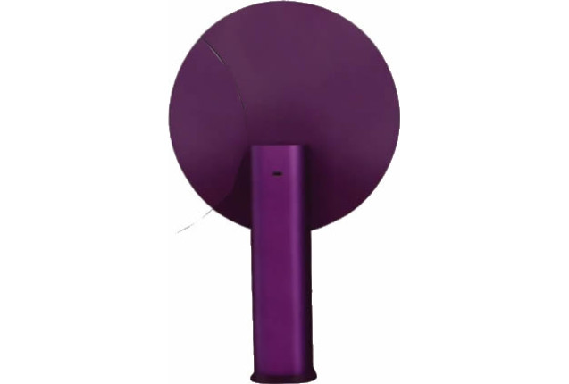 Metal Support Rod Round Mirror Monet Purple (Model DC058)
