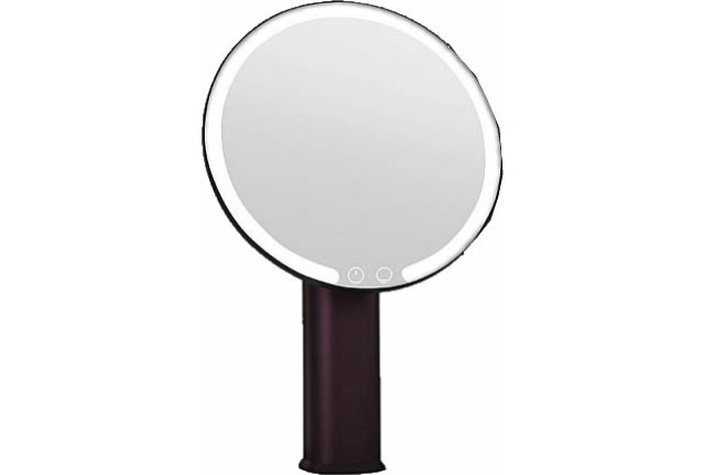 Metal Support Rod Round Mirror Monet Dark Purple (Model DC058)