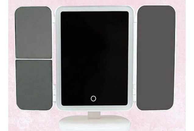 Rounded-Corner Large Double Doors Mirror