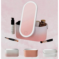 Portable Cosmetics Box with LE