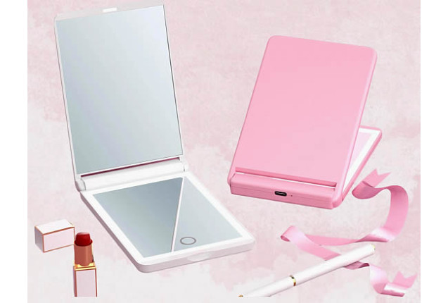 Vertical Double-Sided Pocket Mirror (Model WS003)