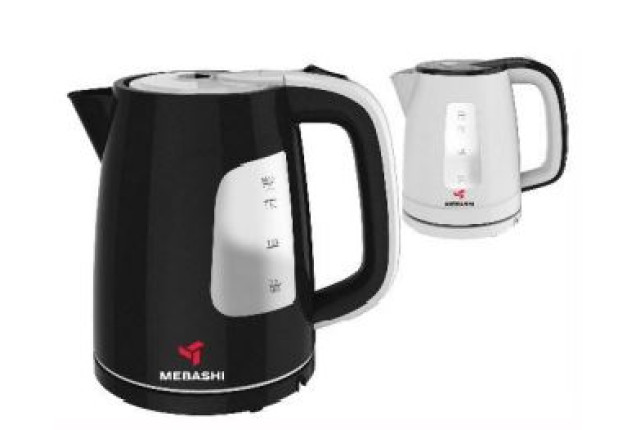 Electric Kettle (Model ME-KT1109PB/PW) | Plastic/1.7 L x 6