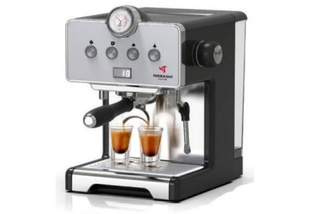 Espresso Coffee Machine (Model ME-ECM2043) | Steel x 2