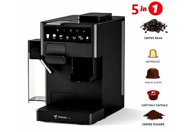 Multi Capsule Coffee Machine (Model ME-CEM403) | Black/White x 2