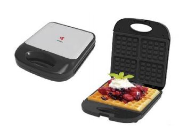 Waffle Maker (Model ME-WAM196B4) | 4 Slice Waffles x 6