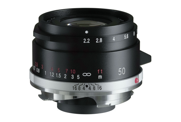 Voigtländer Lens - VM-Mount (50mm F2.2 Color Skopar schwarz VM)