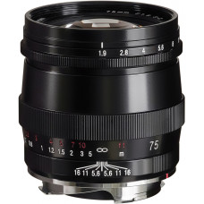 Voigtländer Lens - VM-Mount (75mm F1.9 Ultron schwarz S.C. VM)