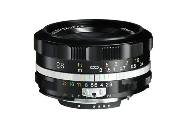Voigtländer Lens - AIS-Mount Nikon (28mm F2.8 Color Skopar SLII-S asphärisch schwarz)