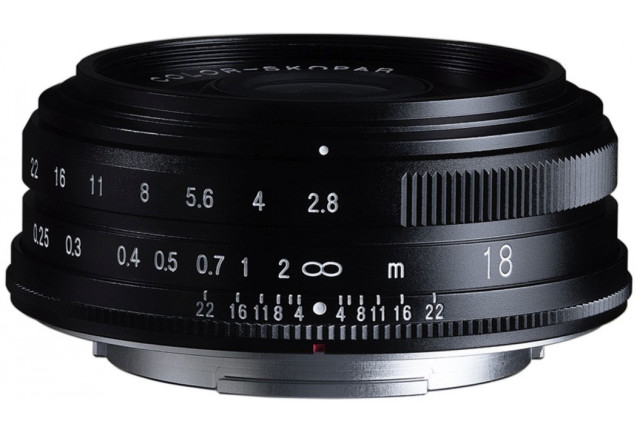 Voigtländer Lens - X-Mount Fujifilm (18mm F2.8 Color Skopar asphärisch schwarz X-Mount)