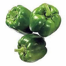 Fresh Green Bell Peppers (1kg) x 6