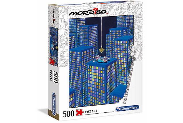 Clementoni 500 Piece Puzzle Mordillo - The Dinner (EPL & FIFA Trading Card) x 6