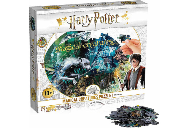 Harry Potter Magical Creatures 500 Puzzle (Premier League & FIFA Trading Card) x 6
