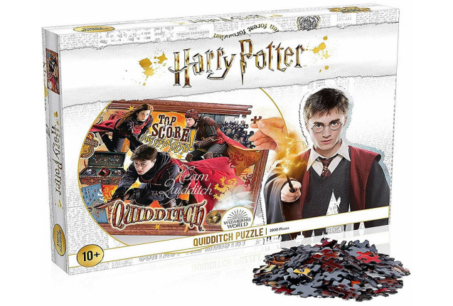 Harry Potter Quidditch 1000 Piece Puzzle (Premier League & FIFA Trading Card) x 6