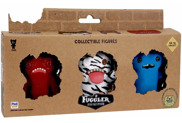 Fuggler Collectible Figures Window Box (Premier League & FIFA Trading Card) - 3 pack x 12