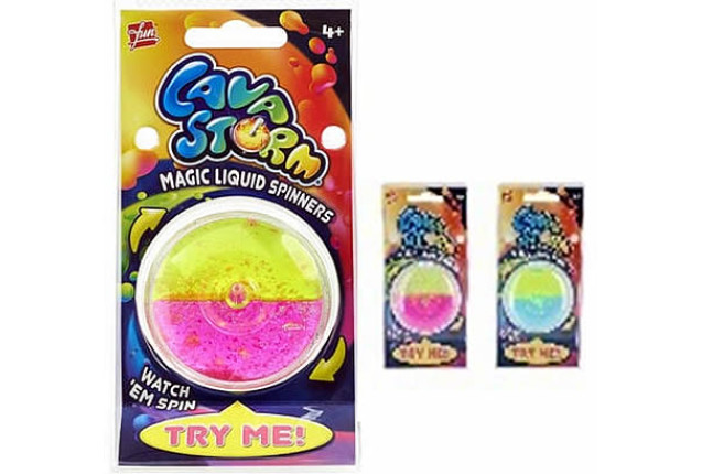 LavaStorm Magic Liquid Lava Spinners Asst 2 x 12-CDU in (24-Master) x 24