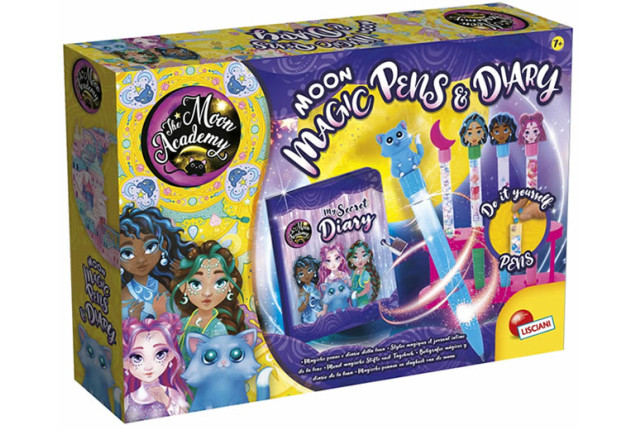 Moon Academy - Moon Magic Pens & Diary x 4