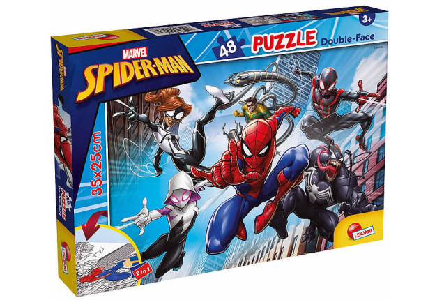 Marvel Spiderman 48pc Puzzle (Premier League & FIFA Trading Card) x 12