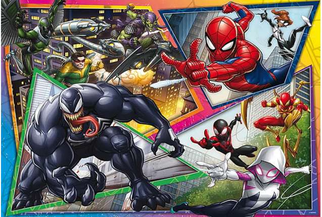 Marvel Spiderman 150 pc Maxi Floor Puzzle (Premier League & FIFA Trading Card) x 12