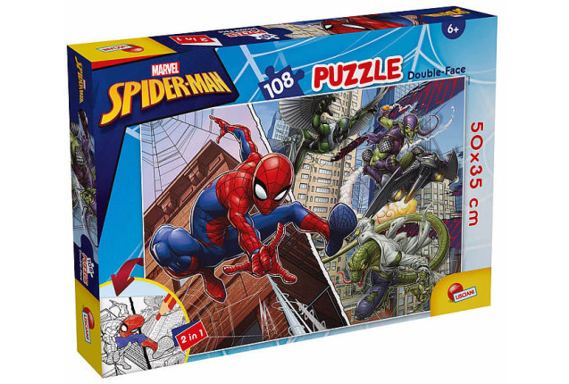Marvel Spiderman 108 pc Puzzle (Premier League & FIFA Trading Card) x 12
