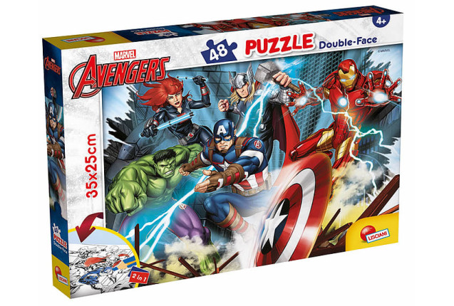 Marvel Avengers 48pc Puzzle (Premier League & FIFA Trading Card) x 12