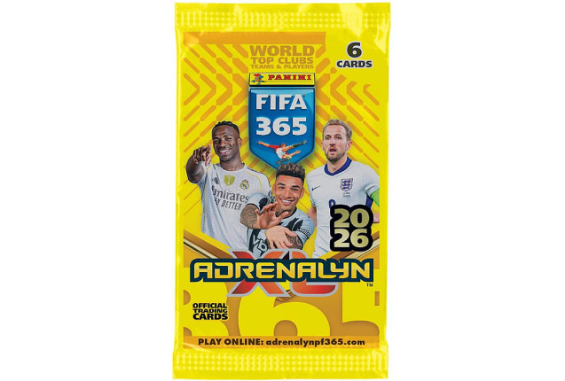 FIFA World Collection 365 2026 Adrenalyn Trading Cards Booster (6 Cards) x 24