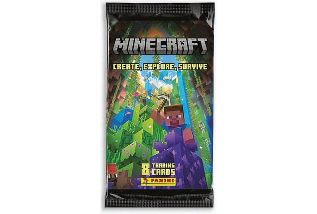Minecraft 3 Booster Pack - 8 cards (Premier League & FIFA Trading Card) x 18