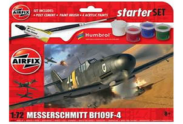 Airfix Aircraft Starter Set Messerschmitt x 6