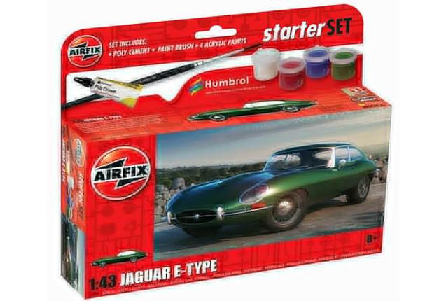 Airfix Vehicles Starter Set Jaguar x 6