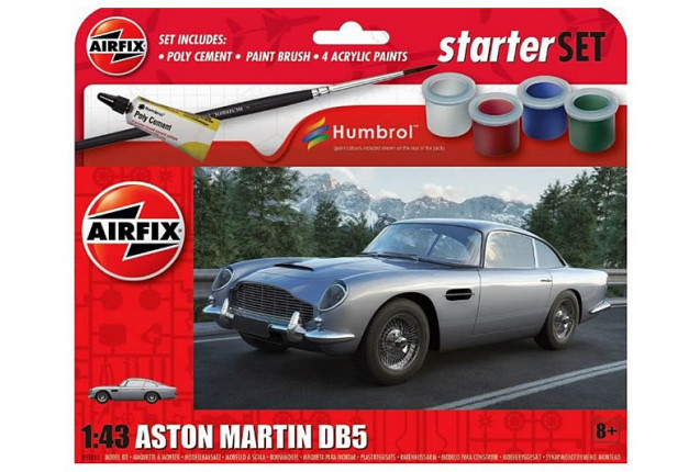 Airfix Vehicles Starter Set Aston Martin x 6