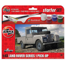 Airfix Vehicles Starter Set Land Rover Series 1 x 6