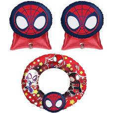 Marvel 3D Arm Bands & Swim Ring Set - Spiderman x 6
