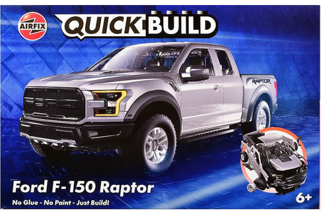 Quickbuild Vehicles Ford F-150 Raptor - Grey x 6