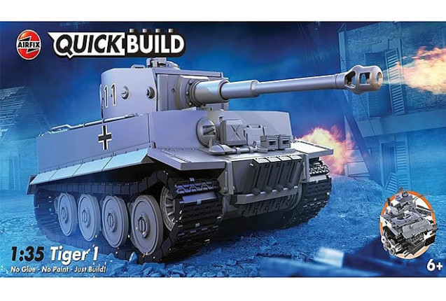 Quickbuild Vehicles Tiger I Tank x 6
