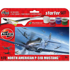 Airfix Aircraft Starter Set North American P-51D Mustang x 6